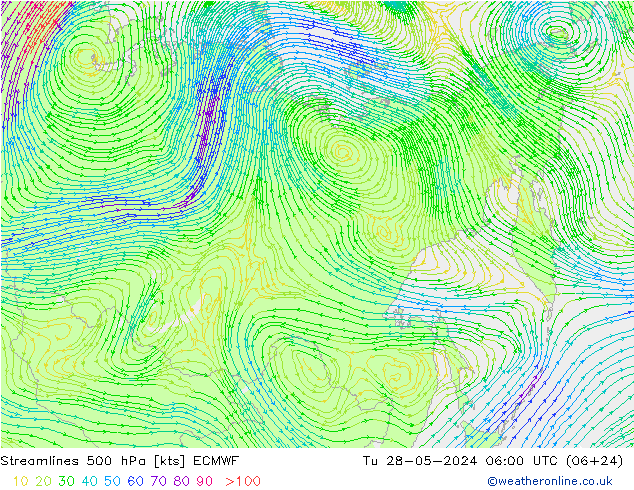  500 hPa ECMWF  28.05.2024 06 UTC