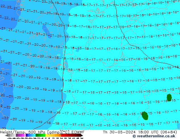 Z500/Regen(+SLP)/Z850 ECMWF do 30.05.2024 18 UTC