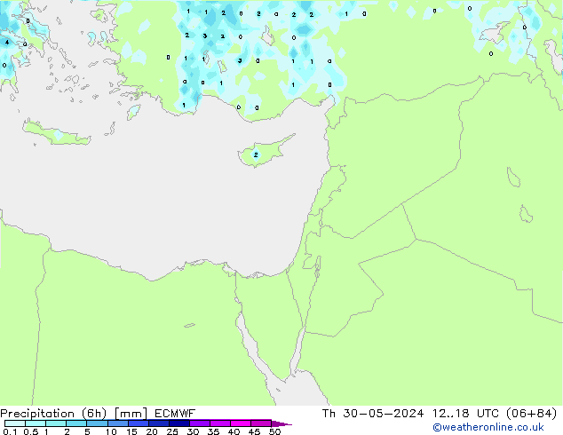 Z500/Rain (+SLP)/Z850 ECMWF czw. 30.05.2024 18 UTC