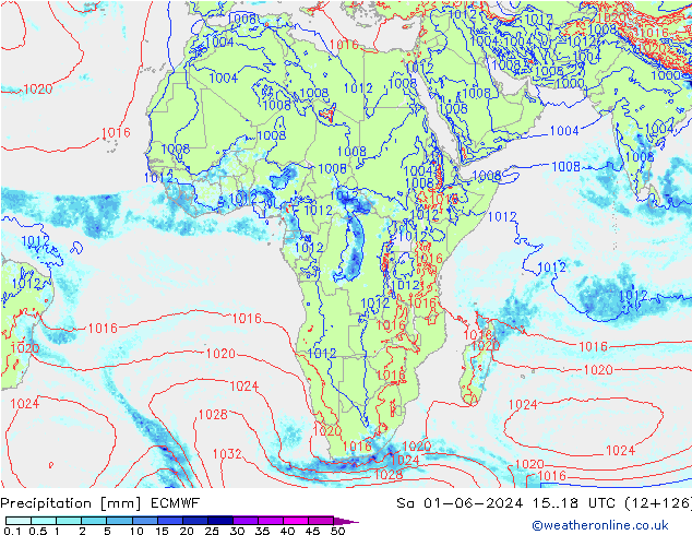 Yağış ECMWF Cts 01.06.2024 18 UTC