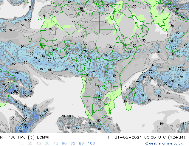 700 hPa Nispi Nem ECMWF Cu 31.05.2024 00 UTC