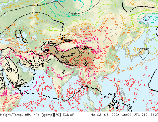 Z500/Rain (+SLP)/Z850 ECMWF  03.06.2024 06 UTC