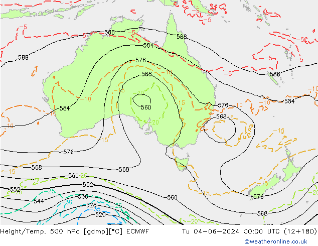 Z500/Rain (+SLP)/Z850 ECMWF Ter 04.06.2024 00 UTC