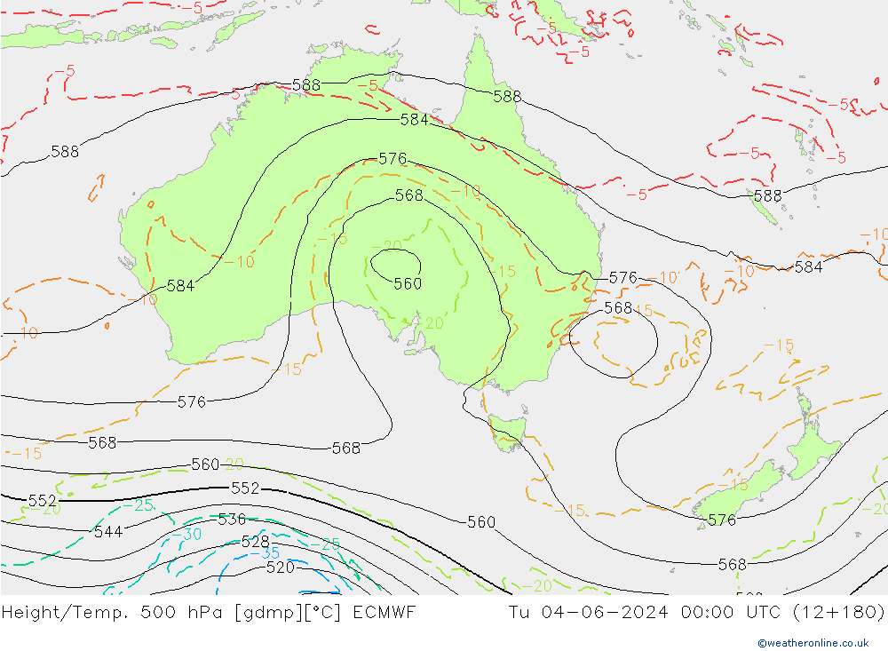 Z500/Rain (+SLP)/Z850 ECMWF Ter 04.06.2024 00 UTC