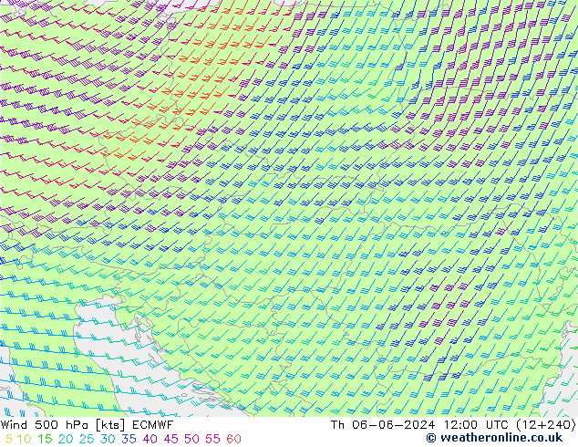  500 hPa ECMWF  06.06.2024 12 UTC