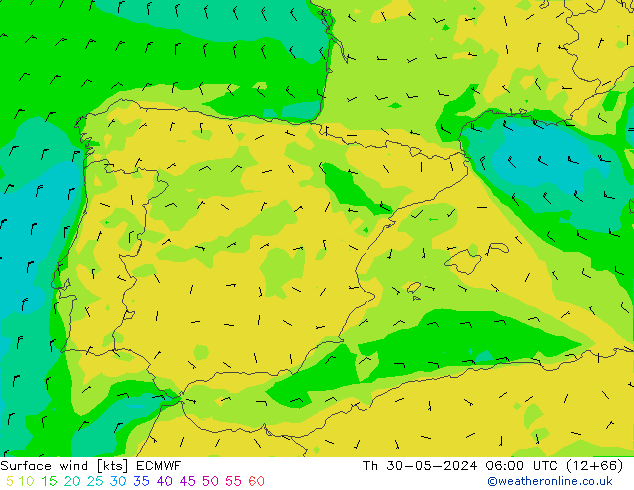  10 m ECMWF  30.05.2024 06 UTC