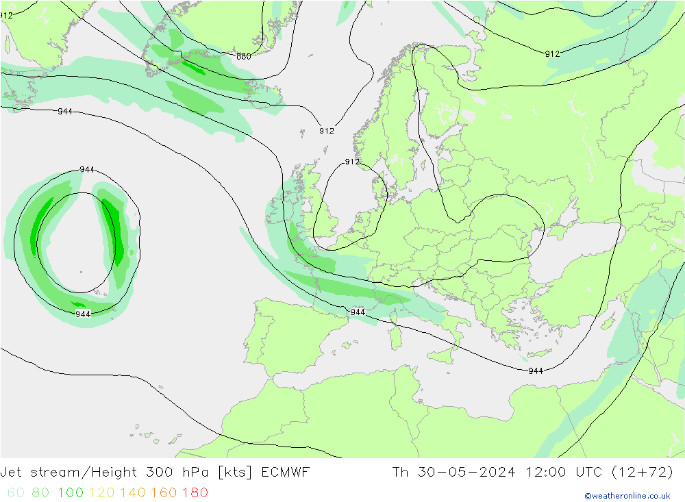 джет ECMWF чт 30.05.2024 12 UTC