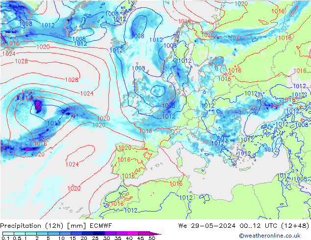  (12h) ECMWF  29.05.2024 12 UTC