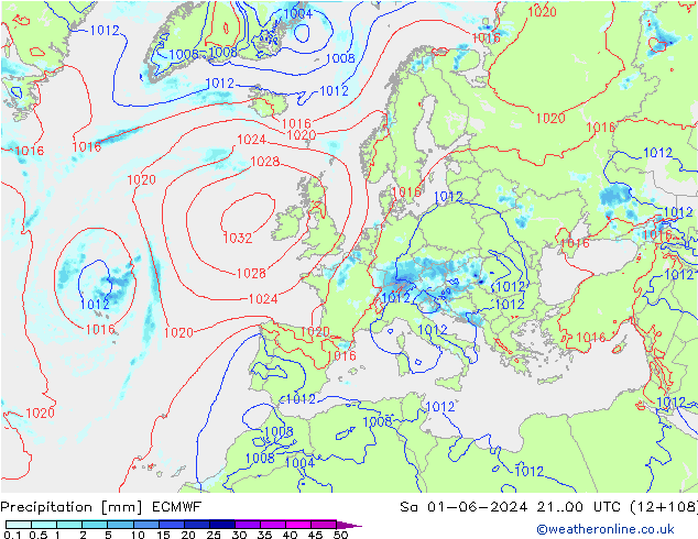 Yağış ECMWF Cts 01.06.2024 00 UTC