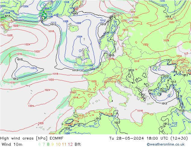 Sturmfelder ECMWF Di 28.05.2024 18 UTC