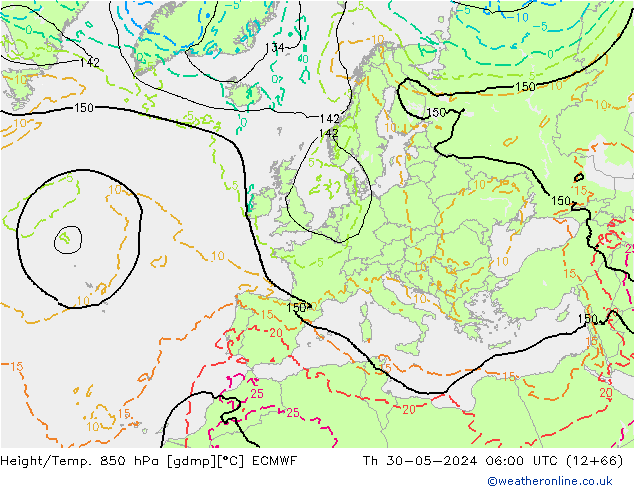 Z500/Rain (+SLP)/Z850 ECMWF  30.05.2024 06 UTC