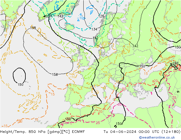 Z500/Rain (+SLP)/Z850 ECMWF  04.06.2024 00 UTC