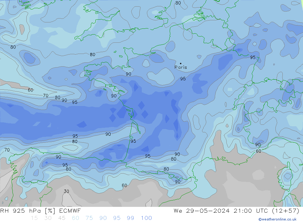 RV 925 hPa ECMWF wo 29.05.2024 21 UTC