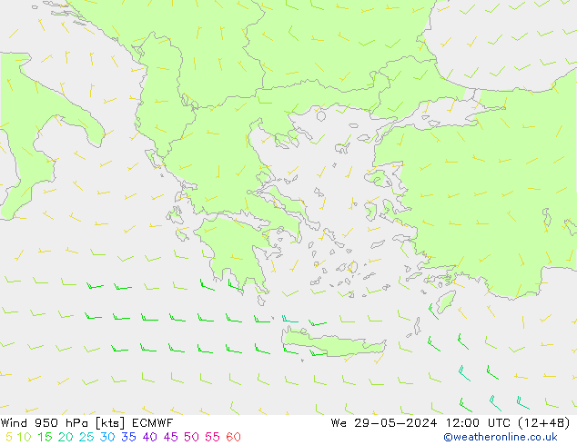  950 hPa ECMWF  29.05.2024 12 UTC