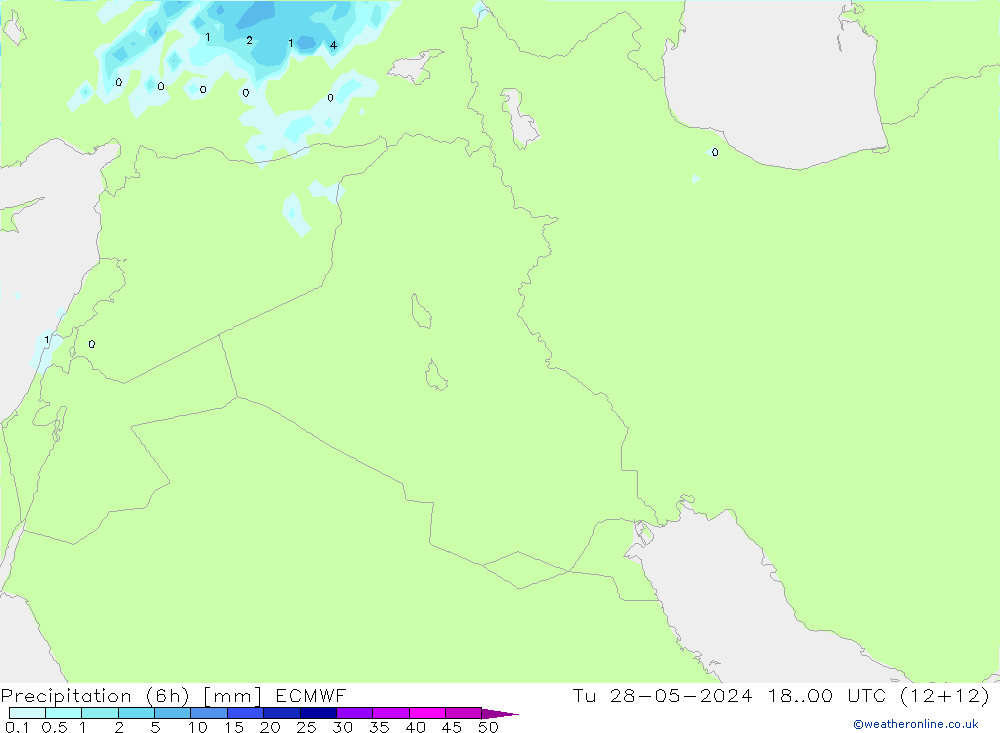 Z500/Rain (+SLP)/Z850 ECMWF вт 28.05.2024 00 UTC