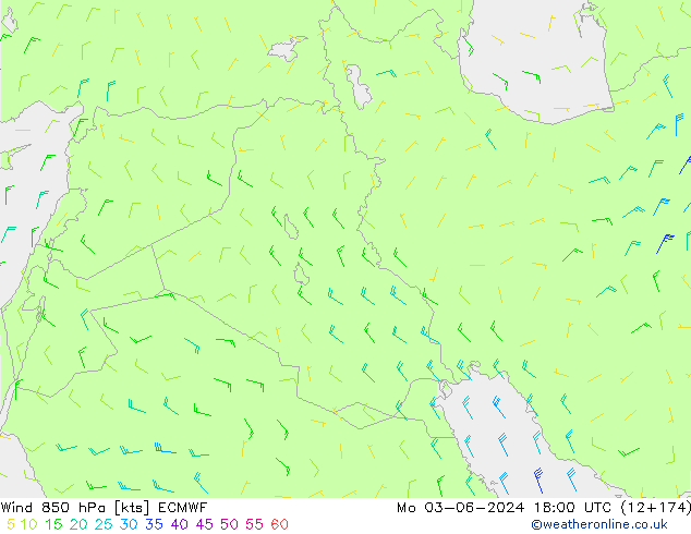 Wind 850 hPa ECMWF ma 03.06.2024 18 UTC
