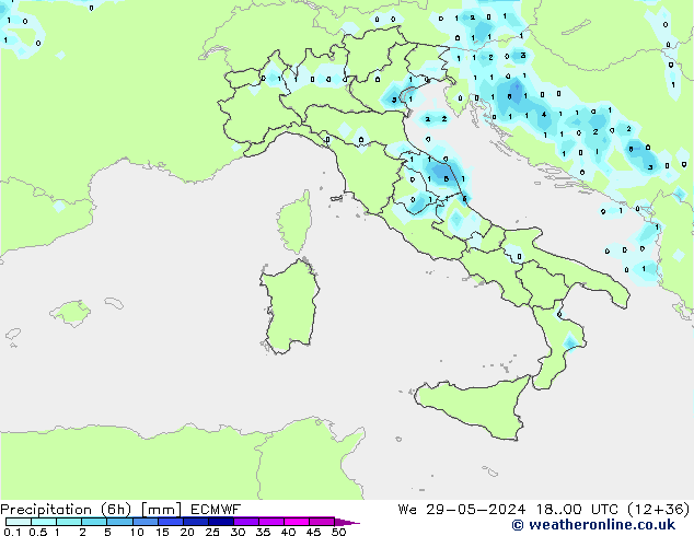 Z500/Rain (+SLP)/Z850 ECMWF ср 29.05.2024 00 UTC