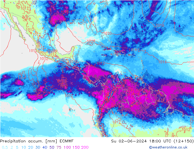 Precipitation accum. ECMWF Ne 02.06.2024 18 UTC