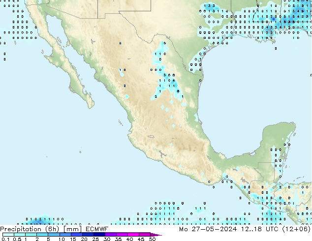 Z500/Rain (+SLP)/Z850 ECMWF lun 27.05.2024 18 UTC