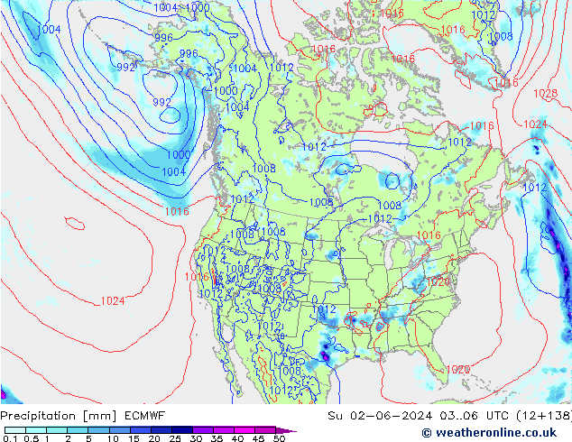 Neerslag ECMWF zo 02.06.2024 06 UTC