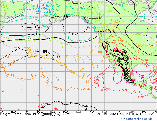 Z500/Rain (+SLP)/Z850 ECMWF Ter 28.05.2024 00 UTC