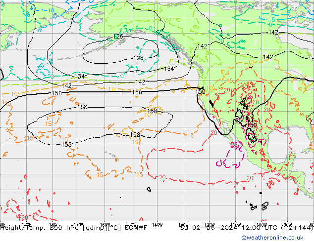 Z500/Rain (+SLP)/Z850 ECMWF nie. 02.06.2024 12 UTC