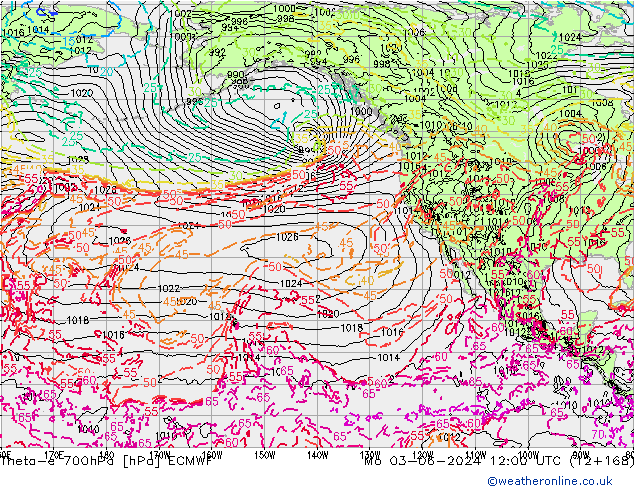 Theta-e 700hPa ECMWF ma 03.06.2024 12 UTC