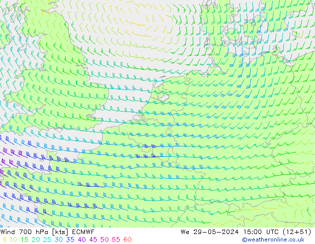  700 hPa ECMWF  29.05.2024 15 UTC