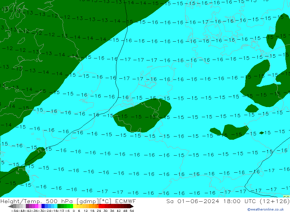 Z500/Rain (+SLP)/Z850 ECMWF Sáb 01.06.2024 18 UTC