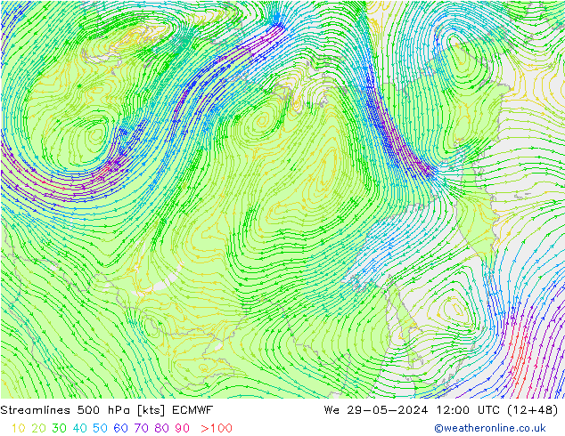  500 hPa ECMWF  29.05.2024 12 UTC