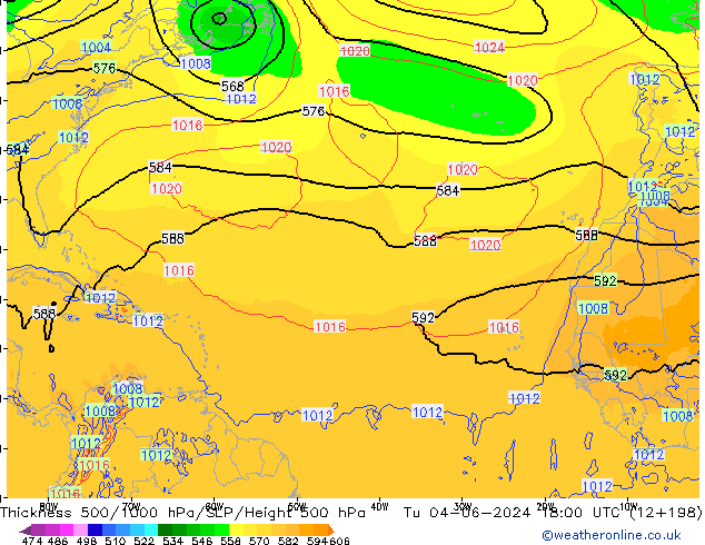 Thck 500-1000hPa ECMWF mar 04.06.2024 18 UTC