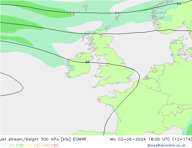 джет ECMWF пн 03.06.2024 18 UTC