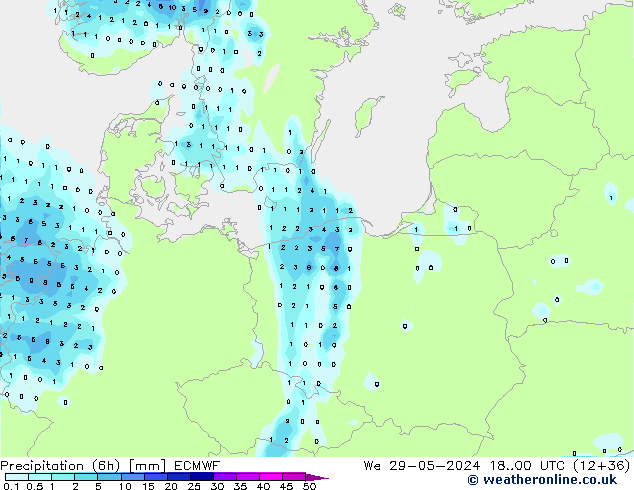 Z500/Rain (+SLP)/Z850 ECMWF ср 29.05.2024 00 UTC