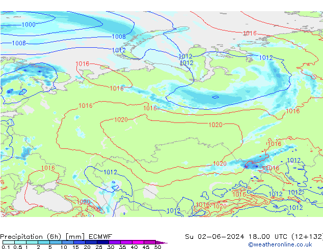 Z500/Rain (+SLP)/Z850 ECMWF  02.06.2024 00 UTC