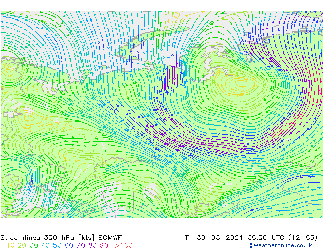 Rüzgar 300 hPa ECMWF Per 30.05.2024 06 UTC