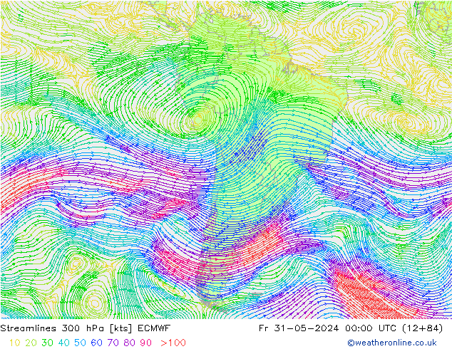  300 hPa ECMWF  31.05.2024 00 UTC