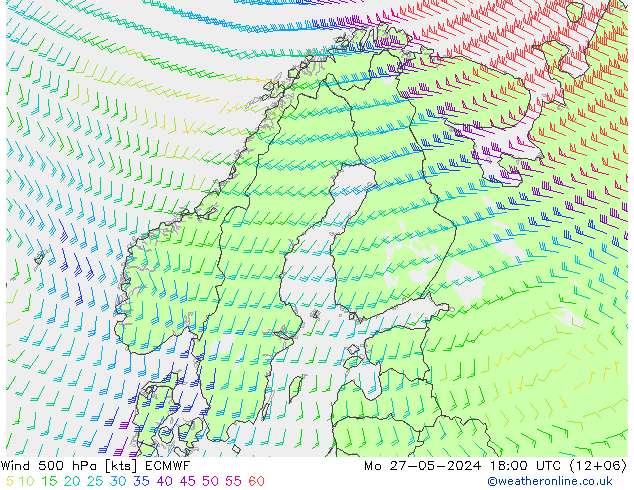  500 hPa ECMWF  27.05.2024 18 UTC