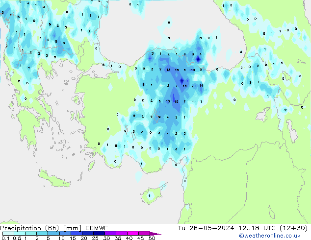 Z500/Rain (+SLP)/Z850 ECMWF mar 28.05.2024 18 UTC