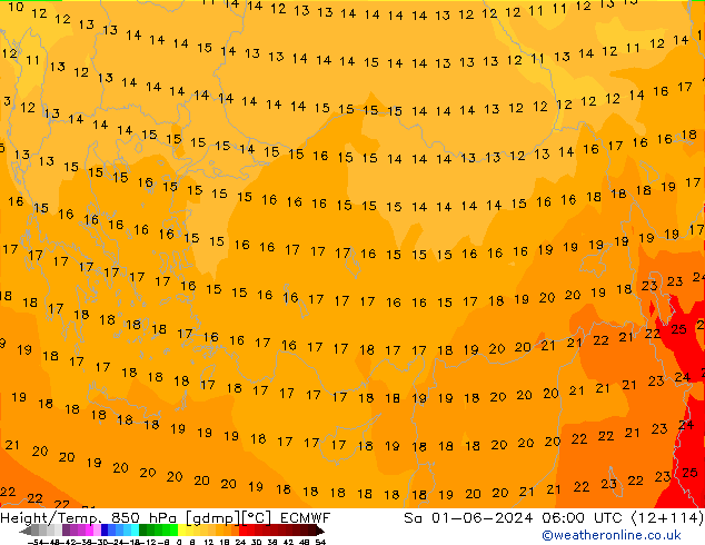 Z500/Rain (+SLP)/Z850 ECMWF Sa 01.06.2024 06 UTC