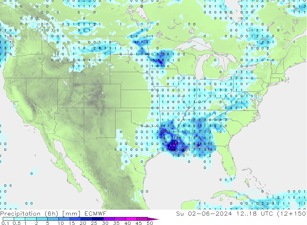 Z500/Rain (+SLP)/Z850 ECMWF Su 02.06.2024 18 UTC