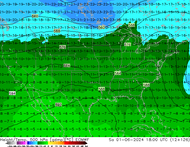 Z500/Rain (+SLP)/Z850 ECMWF so. 01.06.2024 18 UTC