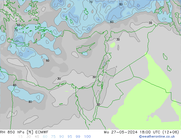 RV 850 hPa ECMWF ma 27.05.2024 18 UTC