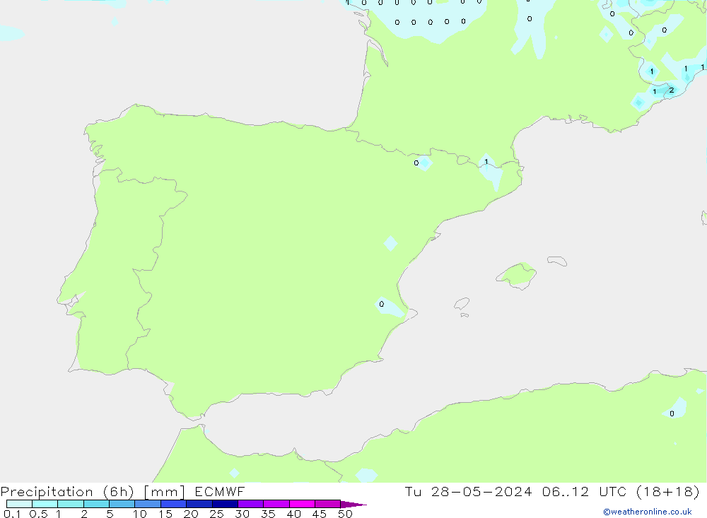 Z500/Rain (+SLP)/Z850 ECMWF  28.05.2024 12 UTC