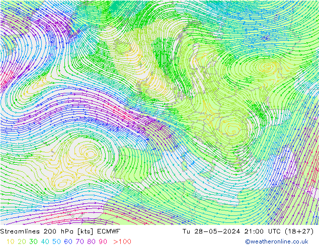  200 hPa ECMWF  28.05.2024 21 UTC