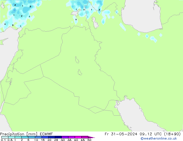 Precipitation ECMWF Fr 31.05.2024 12 UTC