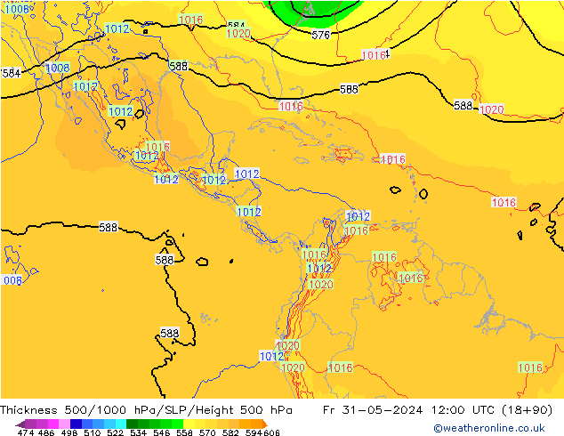 Thck 500-1000hPa ECMWF Pá 31.05.2024 12 UTC