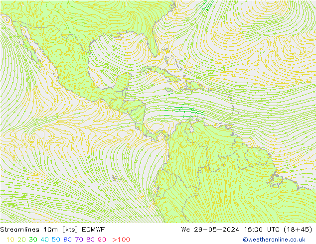 Rüzgar 10m ECMWF Çar 29.05.2024 15 UTC