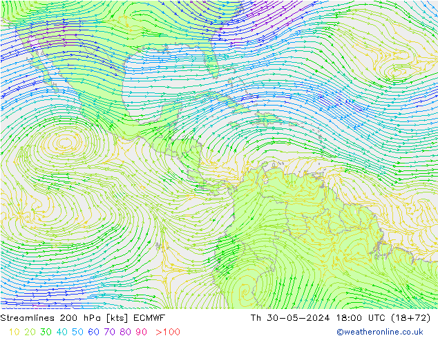  200 hPa ECMWF  30.05.2024 18 UTC