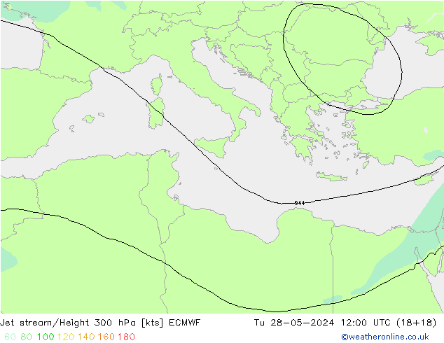 джет ECMWF вт 28.05.2024 12 UTC