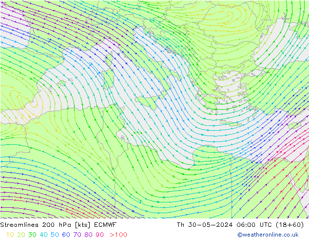  200 hPa ECMWF  30.05.2024 06 UTC